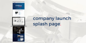 splash page design